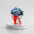 Dual-Sided Skull & Heart Planter | 3D Printed PETG - Love and Decay