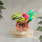 Garden Scout Mythical Dragon Planter – 3D Printed in Durable PETG
