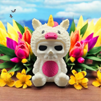 Skeleton in Unicorn Pajamas/Halloween Costume, Unna the Skubbie - 3D Printed