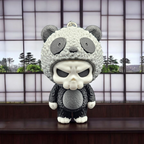 Skeleton in Panda Pajamas/Halloween Costume, Babuu the Skubbie - 3D Printed