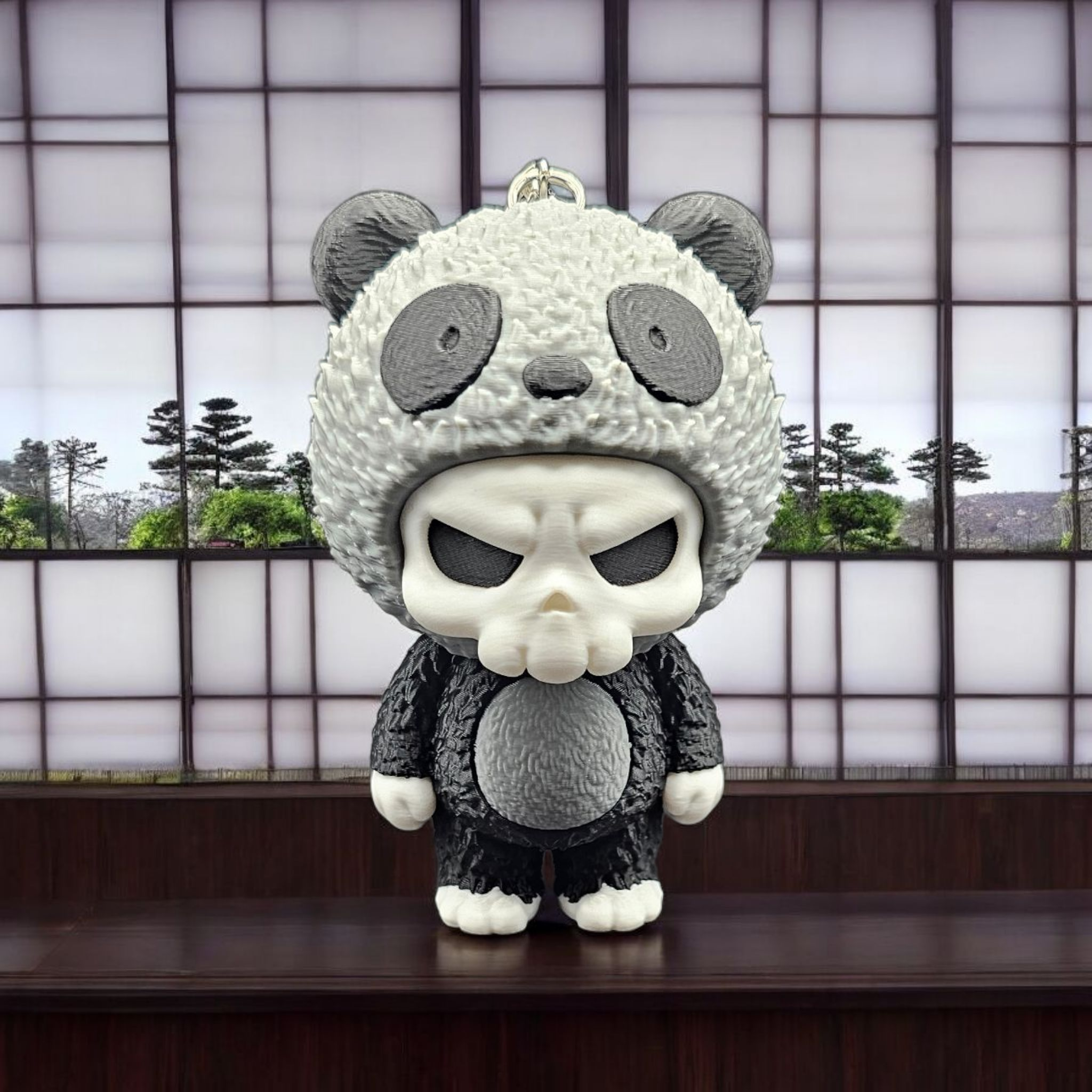 Skeleton in Panda Pajamas/Halloween Costume, Babuu the Skubbie - 3D Printed