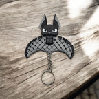 Bat Fidget Keychain - 3D Printed Flexi Pet
