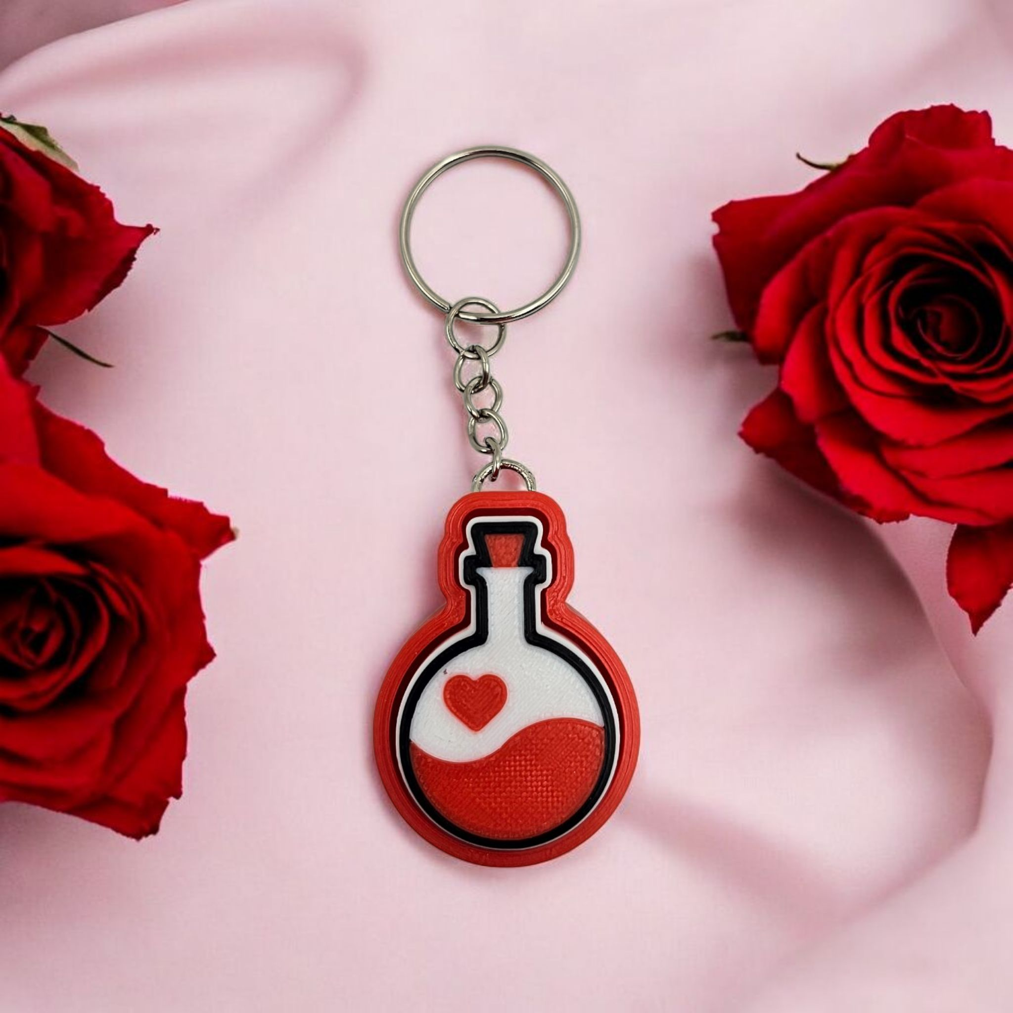 Love Potion Clicker Keychain - 3D Printed
