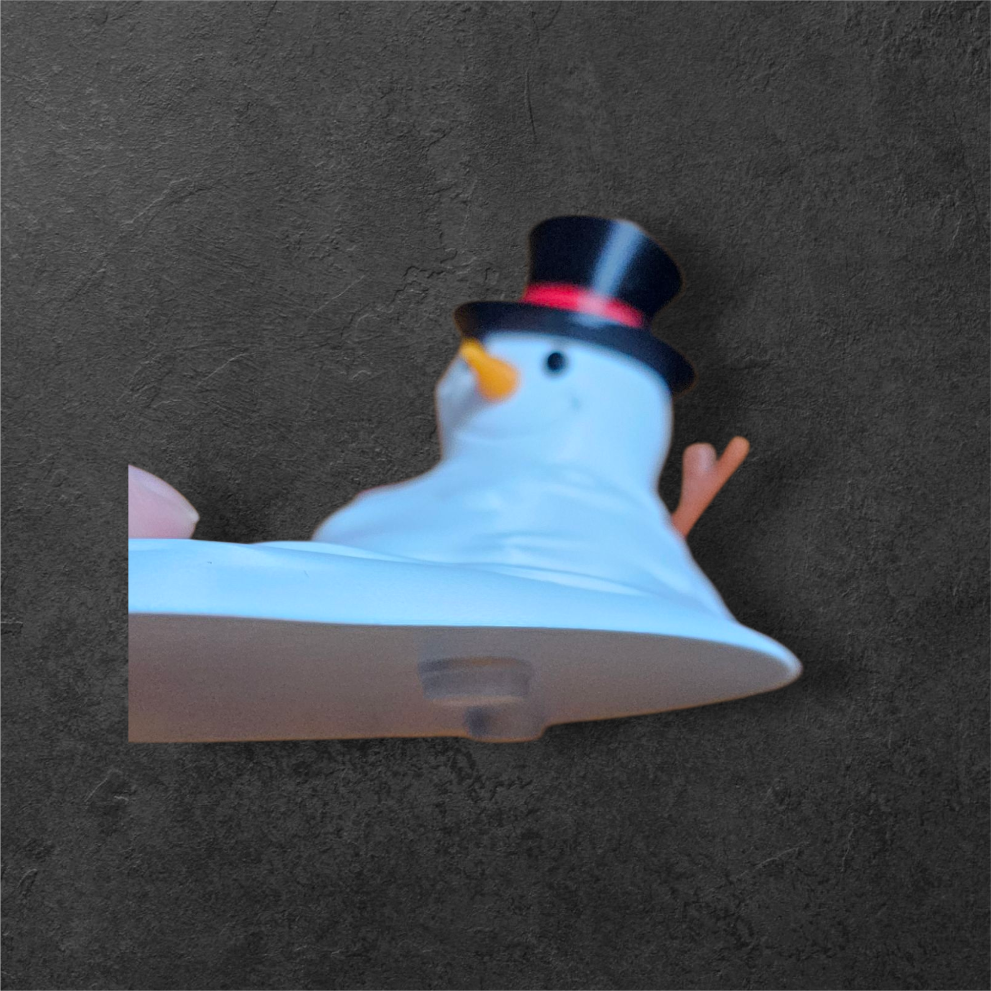 Melting Snowman Coaster - 3D Printed