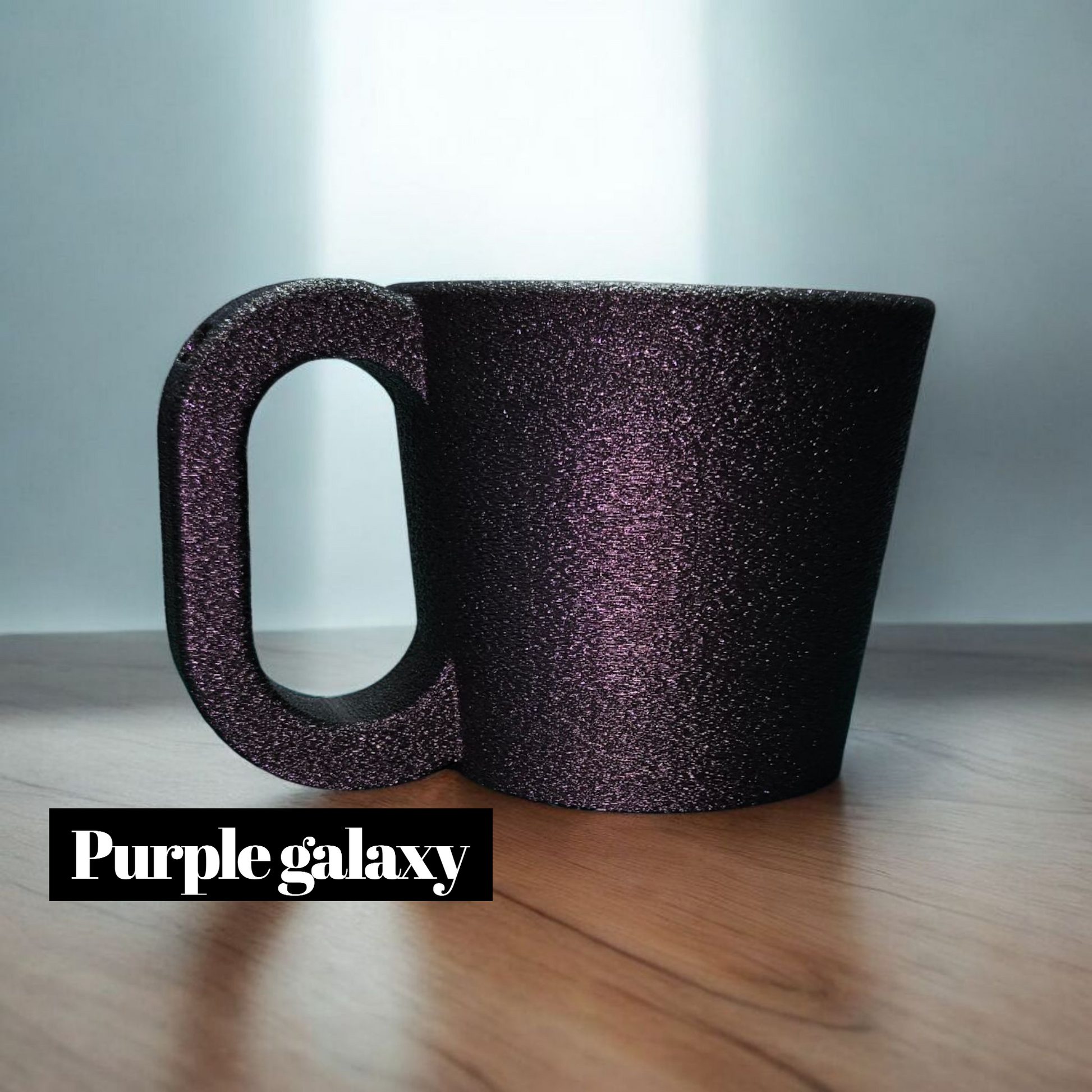 3 D Printed Pint Ice Cream Holder Mug Style with Spoon Holder