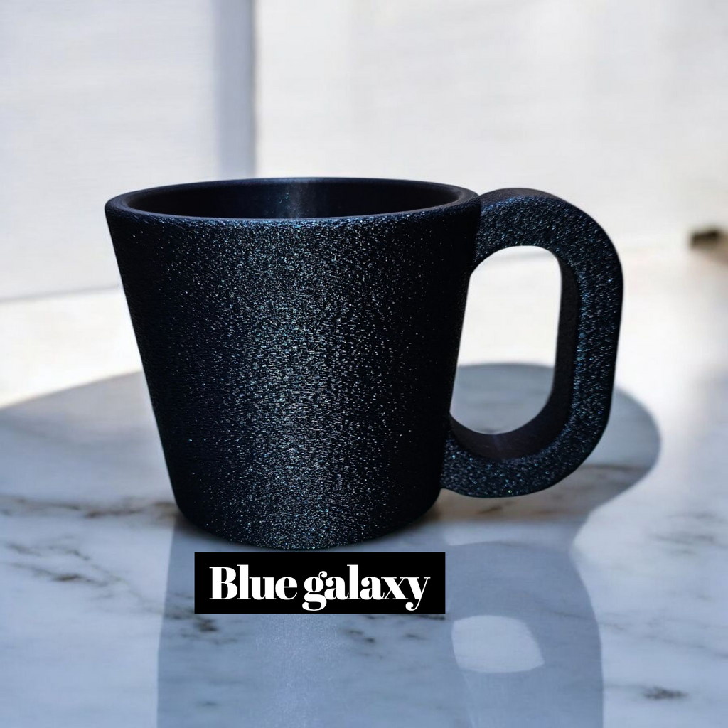 3 D Printed Pint Ice Cream Holder Mug Style with Spoon Holder