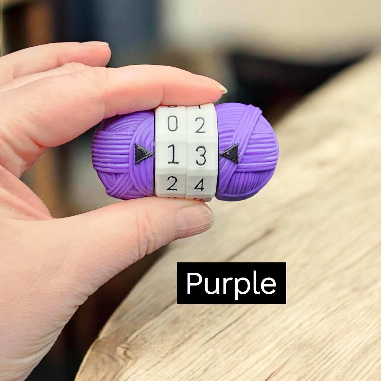 Yarn Ball Stitch Tracker- Crochet Knitting Counter, PETG, 3D Printed