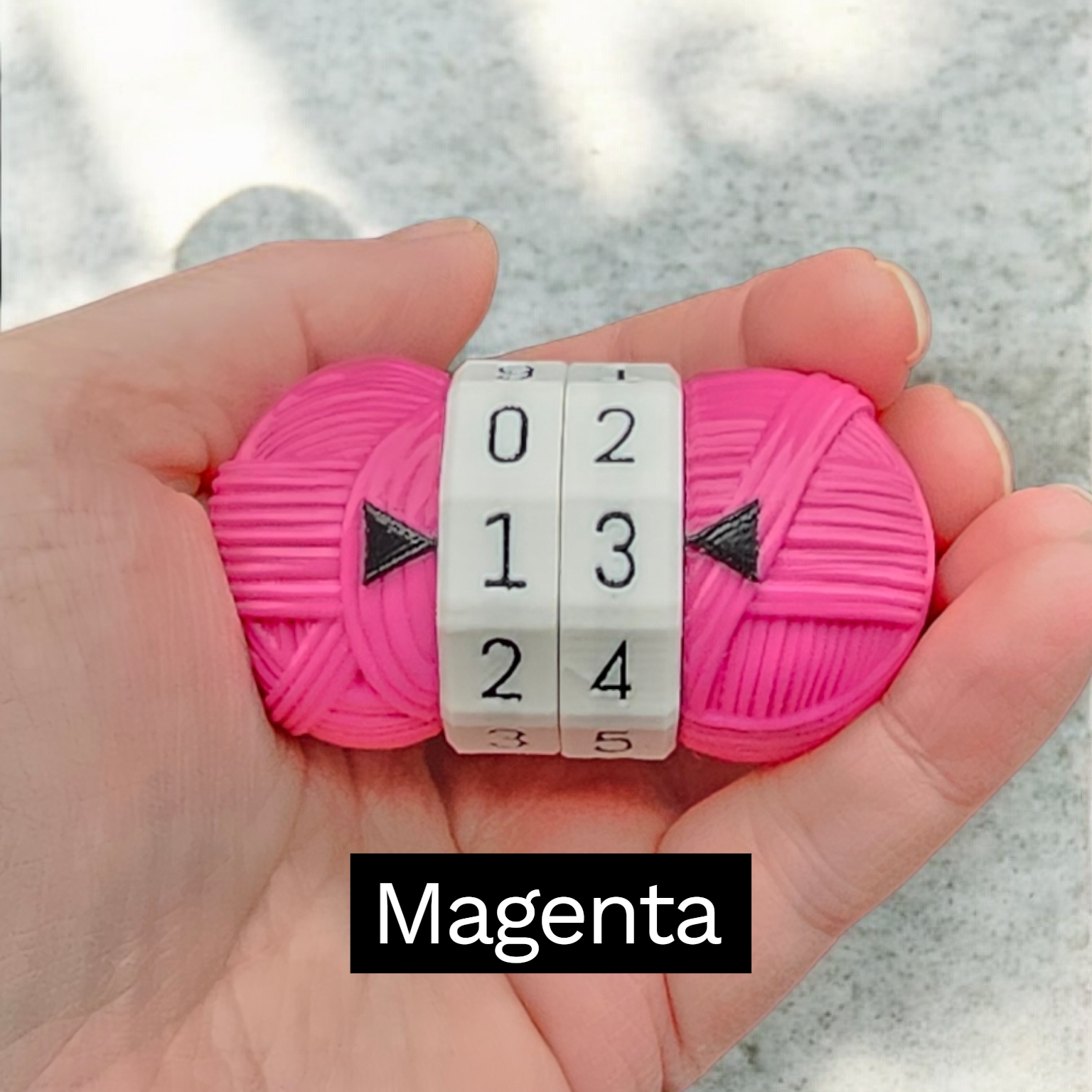 Yarn Ball Stitch Tracker- Crochet Knitting Counter, PETG, 3D Printed