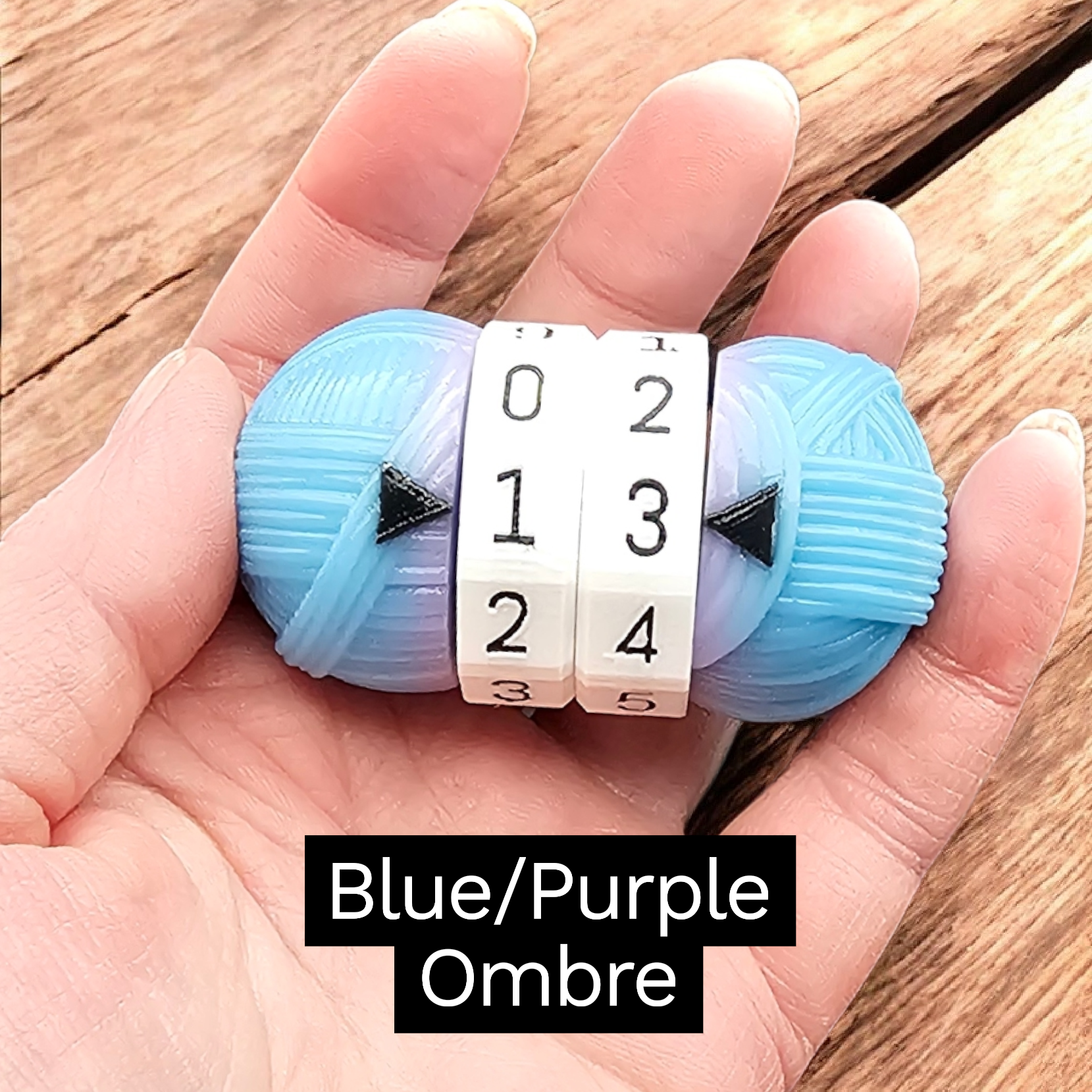Yarn Ball Stitch Tracker- Crochet Knitting Counter, PETG, 3D Printed