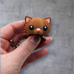 Flexi Pet, Sloth, Cat, and Elephant Keychains 3 PACK - 3 Printed