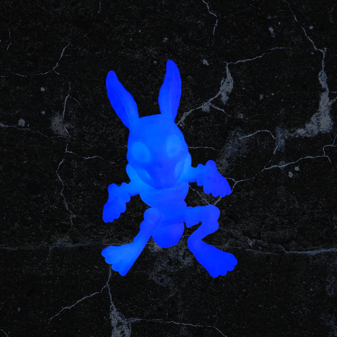 3D Printed Articulated Skeleton Sloth, Rabbit, Squirrel, Chameleon - 4 PACK