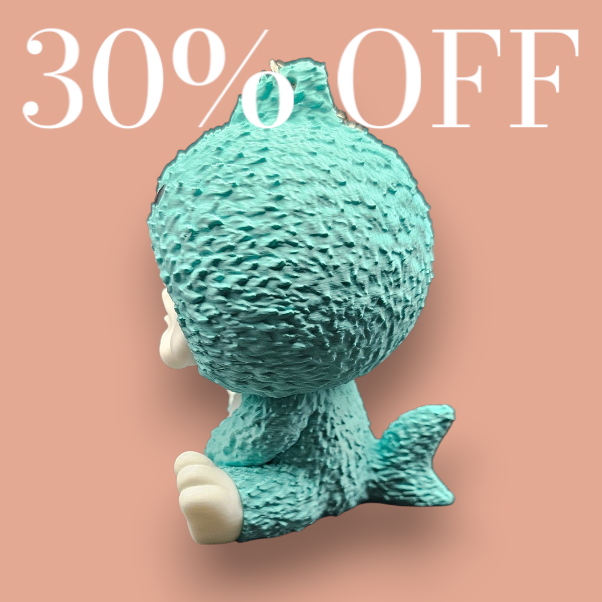 Skeleton in Shark Pajamas/Halloween Costume, Chompy the Skubbie - 3D Printed
