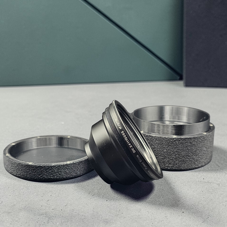 Laser Lens Storage Case – Magnetic Closure, 3D Printed Durable PETG:  Designed After Commarker  Omni 1 5W UV Laser