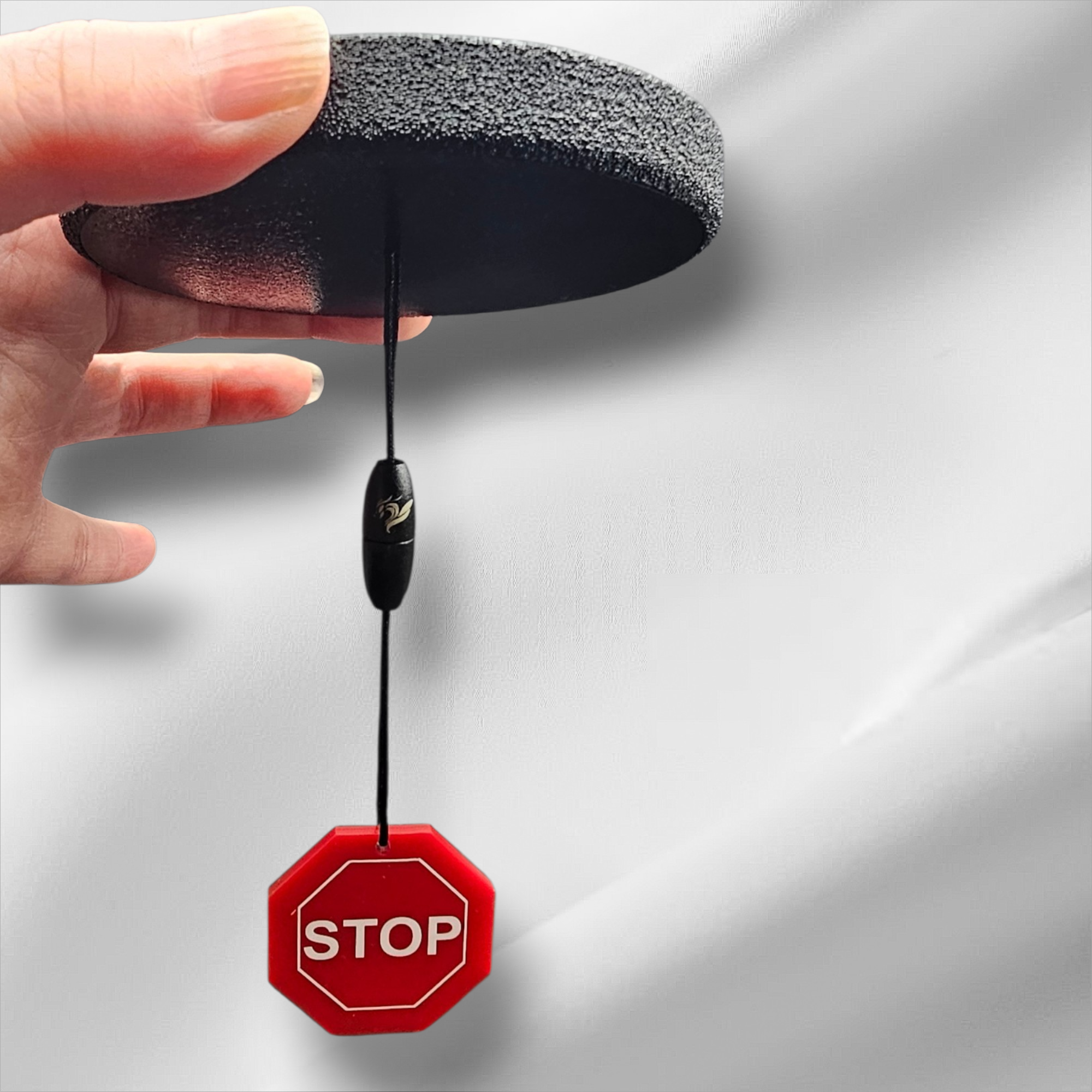 Laser Lens Cap for ComMarker Omni 1 (5W UV Galvo) and Other Compatible Lenses – 3D Printed PETG Safety Cover with STOP Sign Charm