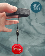 Laser Lens Cap for ComMarker B4 60w Galvo Fiber Lens and Other Compatible Lenses – 3D Printed PETG Safety Cover with STOP Sign Charm