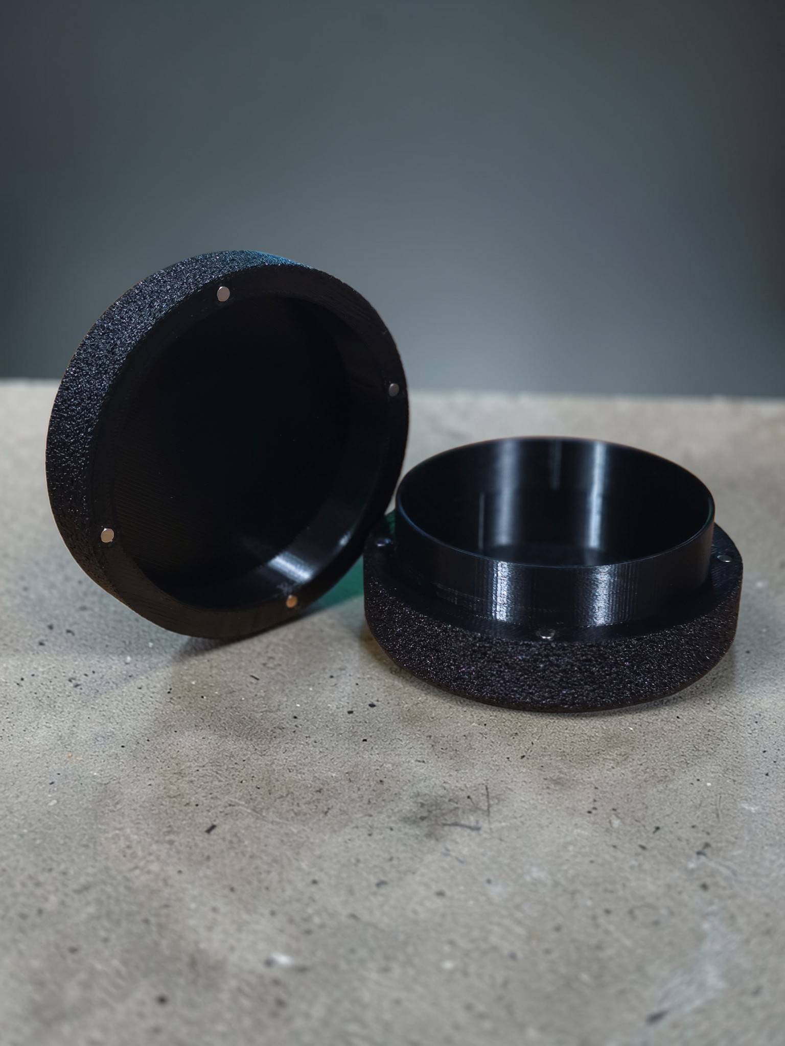 Laser Lens Storage Case – Magnetic Closure, 3 D Printed Durable PETG - Designed After Commarker B4 60W Fiber Laser