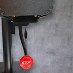 Laser Lens Cap for ComMarker B4 60w Galvo Fiber Lens and Other Compatible Lenses – 3D Printed PETG Safety Cover with STOP Sign Charm