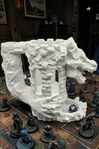 Dragon/Castle Dice Tower & Drink Holder - 3D Printed PETG