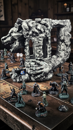 Dragon/Castle Dice Tower & Drink Holder - 3D Printed PETG