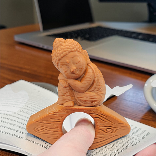 Buddha Page Holder - Touch of Enlightenment Page Holder - 3D Printed