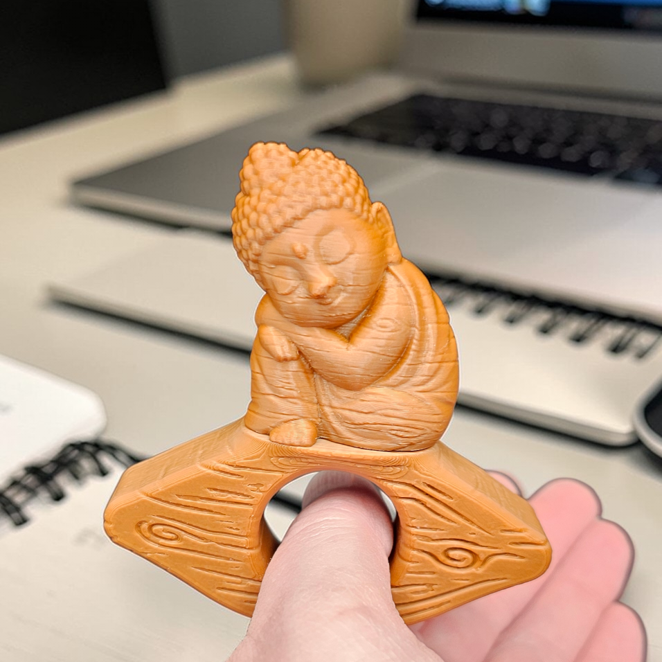 Buddha Page Holder - Touch of Enlightenment Page Holder - 3D Printed