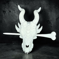 Bone Dragon Skull Hair Pin - 3D Printed