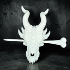 Bone Dragon Skull Hair Pin - 3D Printed