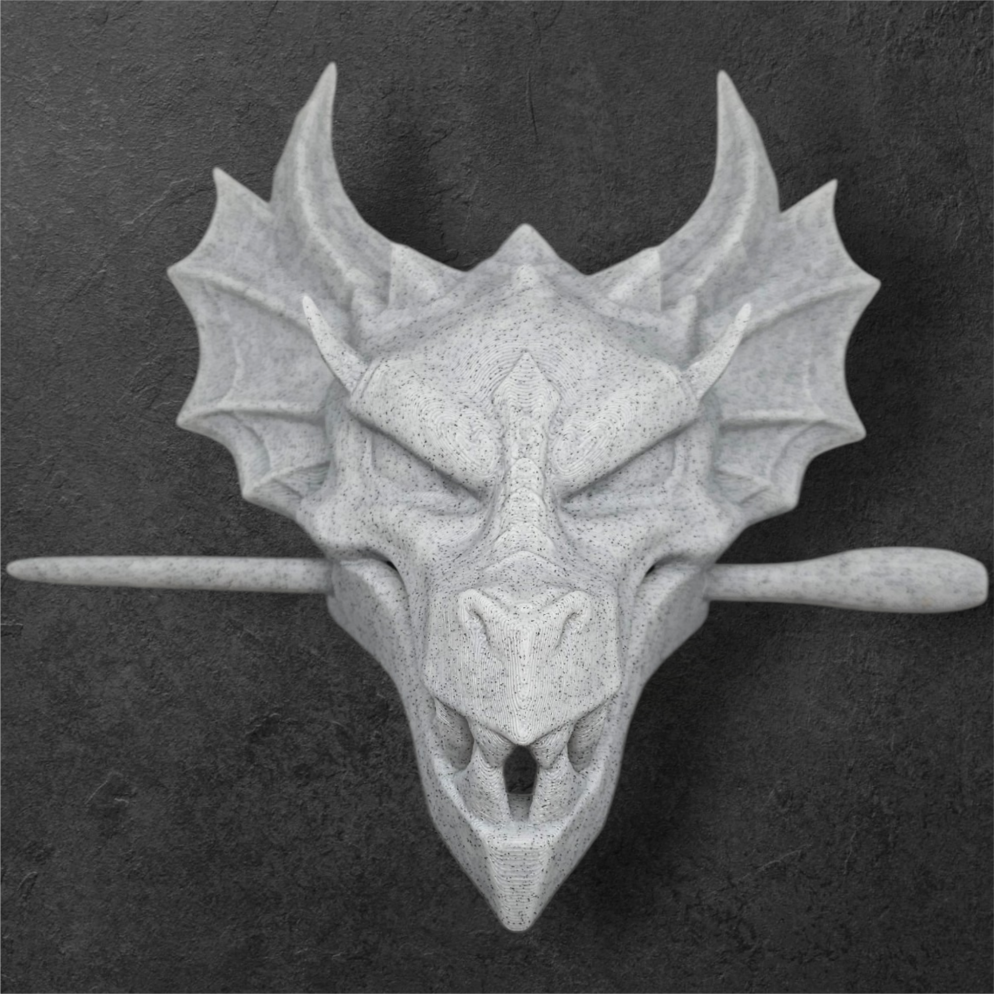 Dragon Relic Hair Pin - 3D Printed