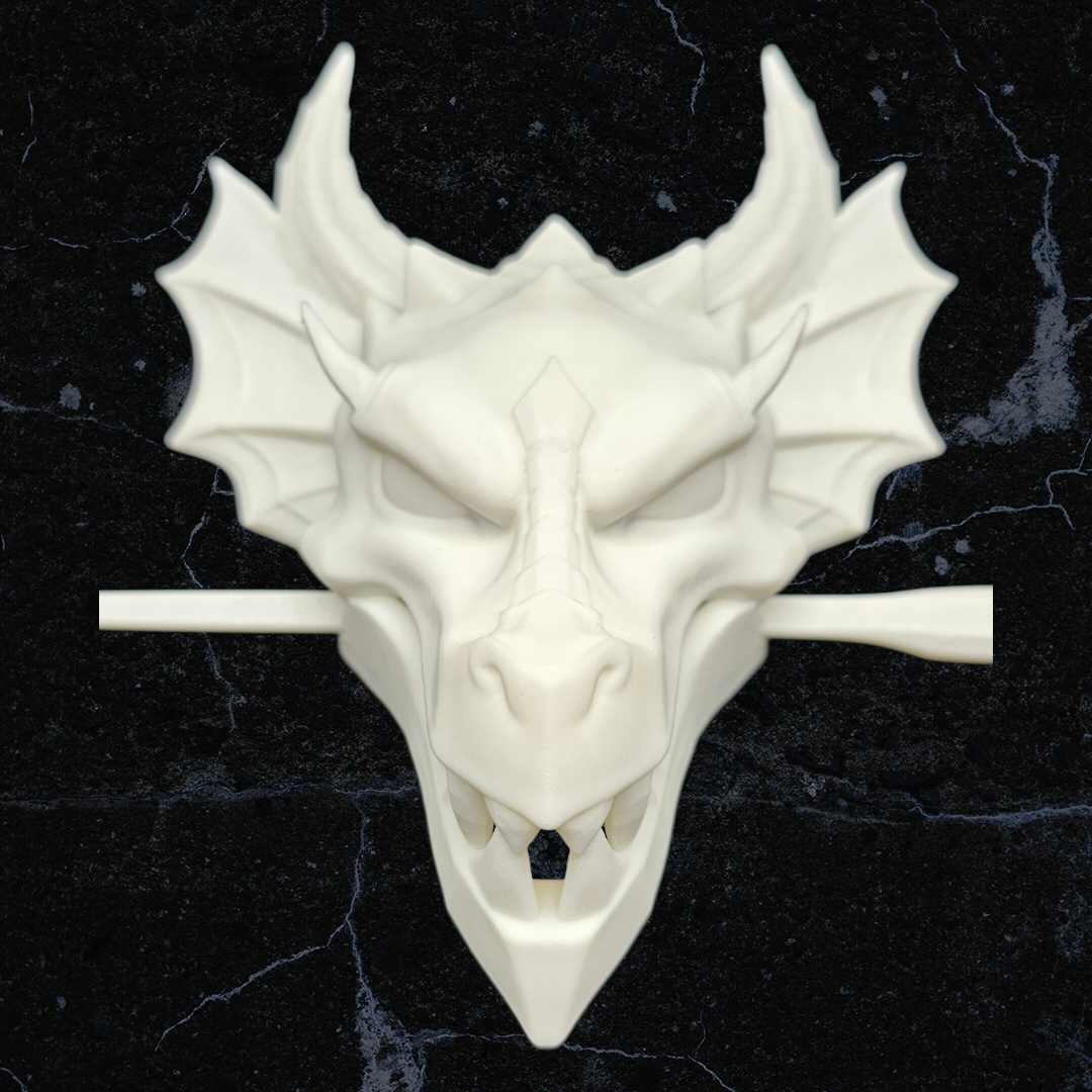 Dragon Relic Hair Pin - 3D Printed