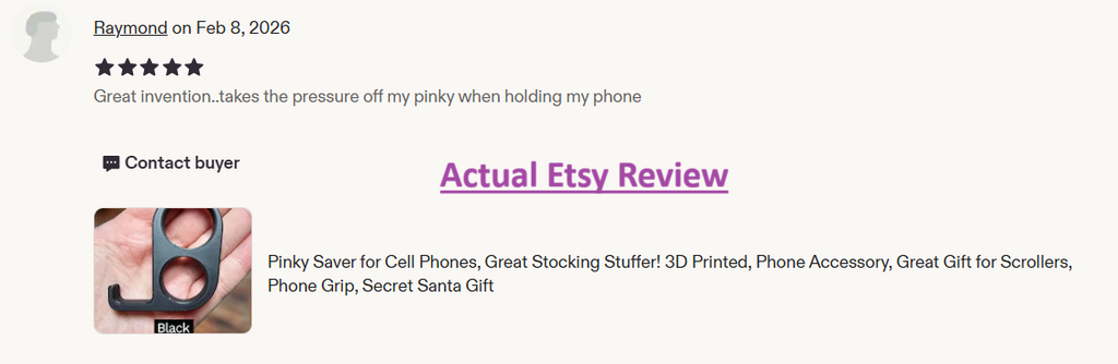 Pinky Saver - 3D Printed