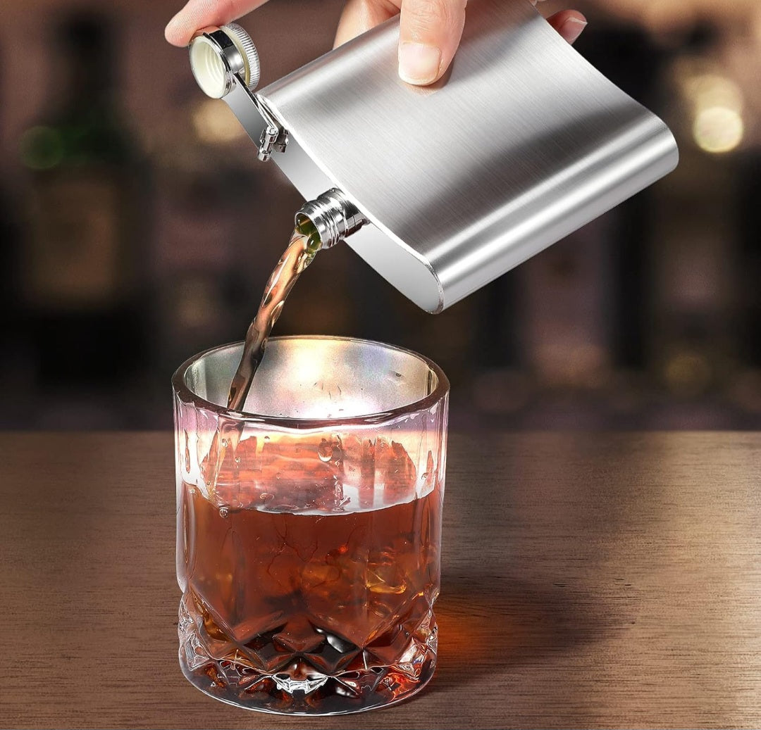 Personalized Groomsman/Best Man Flask - Stainless Steel 6oz