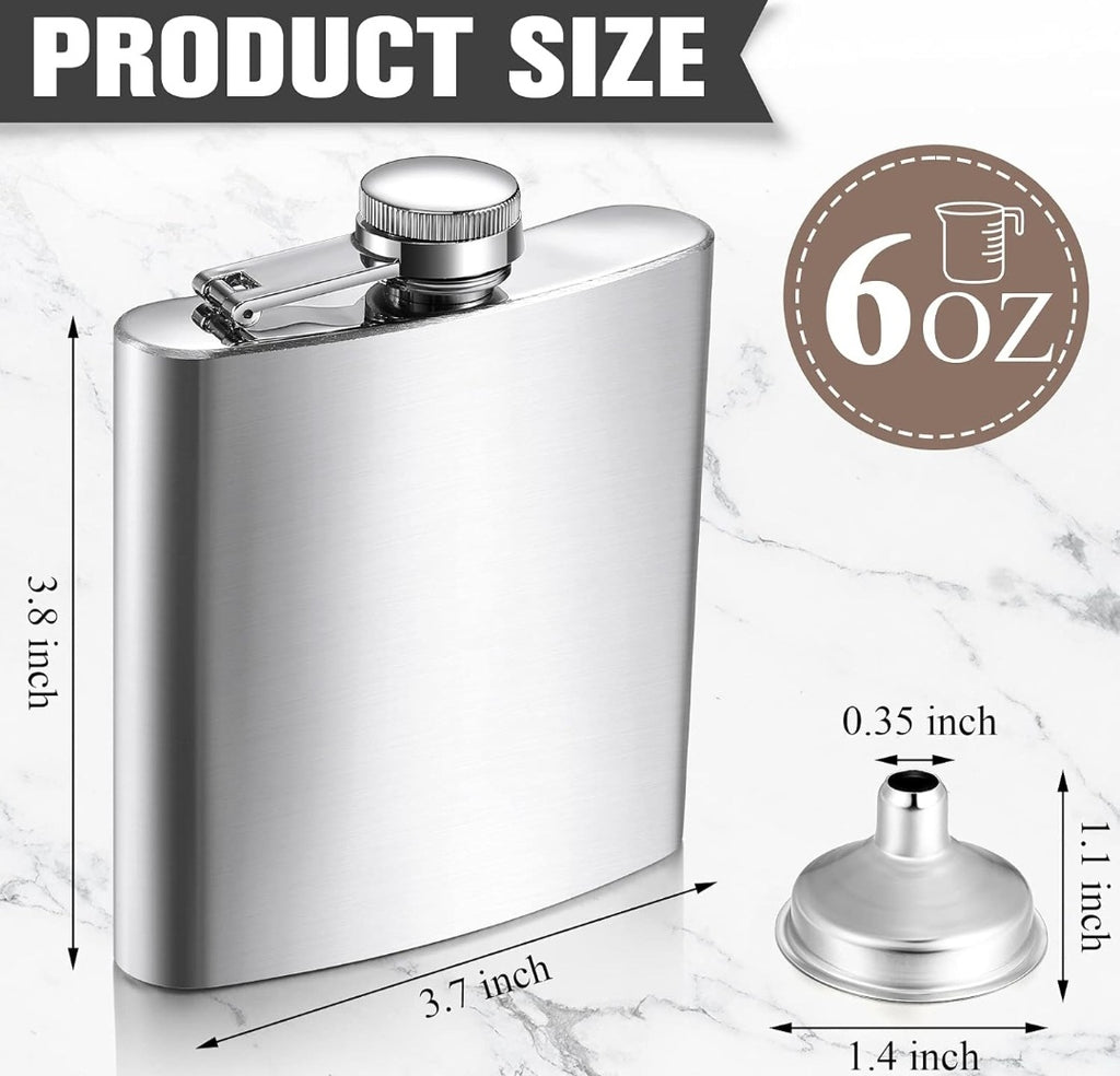 Custom Printed Flask - Personalized Photo Flask | Upload Your Own Image