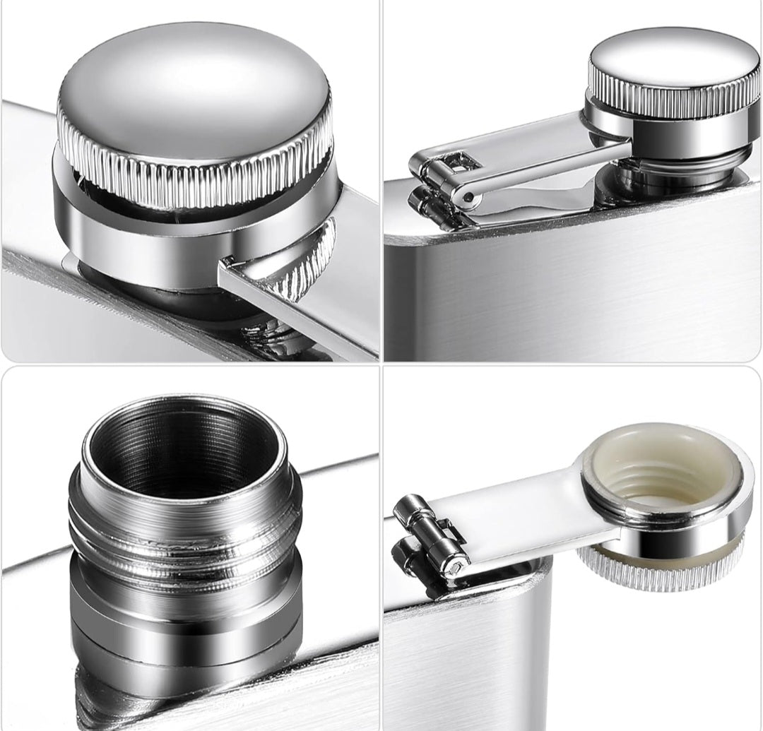 Personalized Groomsman/Best Man Flask - Stainless Steel 6oz