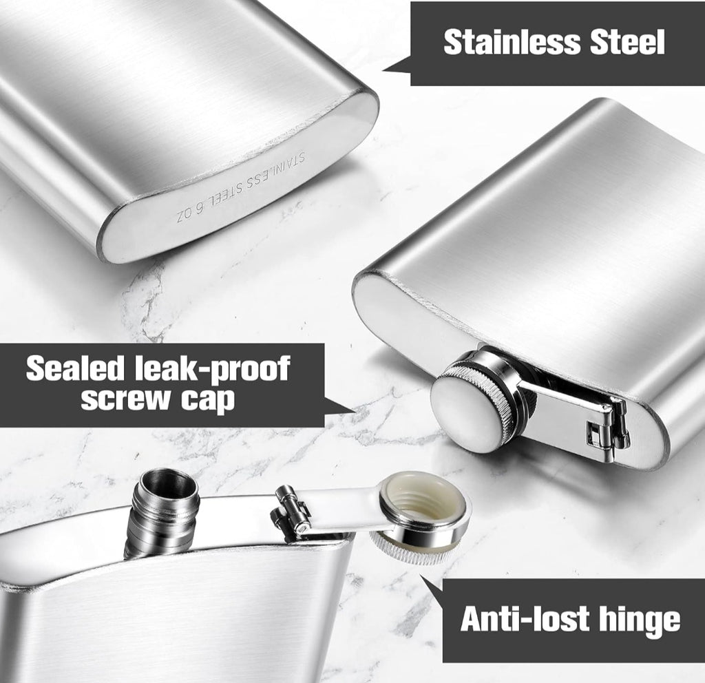 Custom Printed Flask - Personalized Photo Flask | Upload Your Own Image