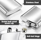 Personalized Groomsman/Best Man Flask - Stainless Steel 6oz