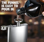 Personalized Groomsman/Best Man Flask - Stainless Steel 6oz