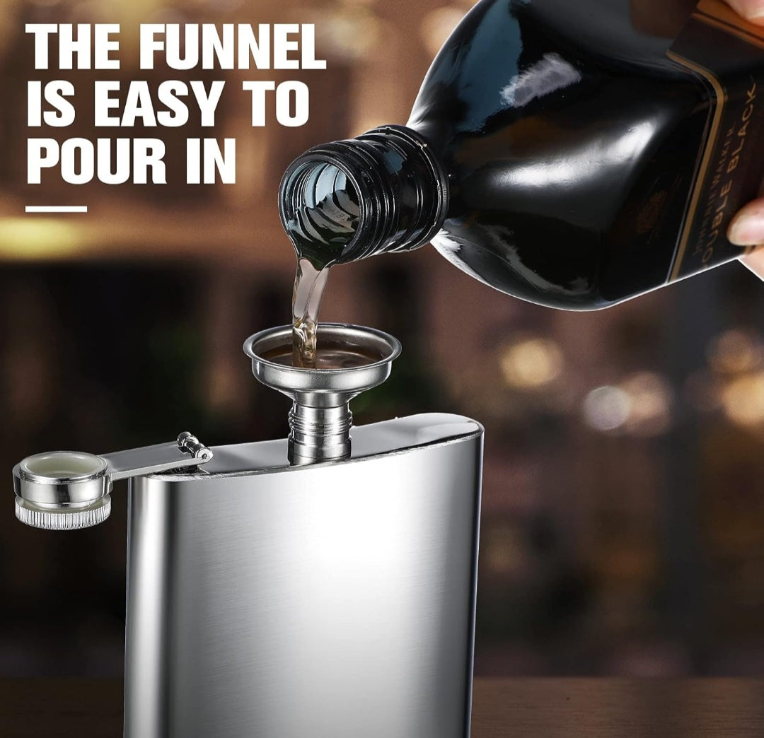 Personalized Groomsman/Best Man Flask - Stainless Steel 6oz