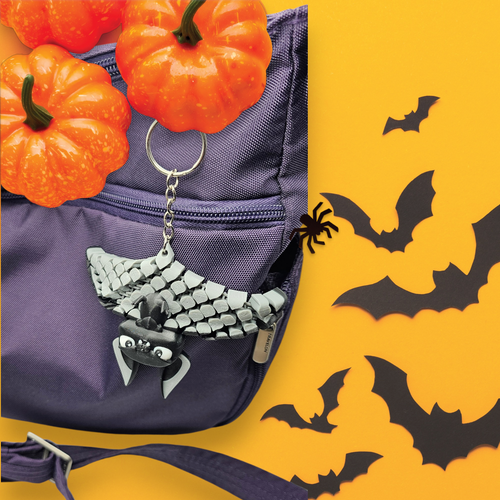 Bat Fidget Keychain - 3D Printed Flexi Pet