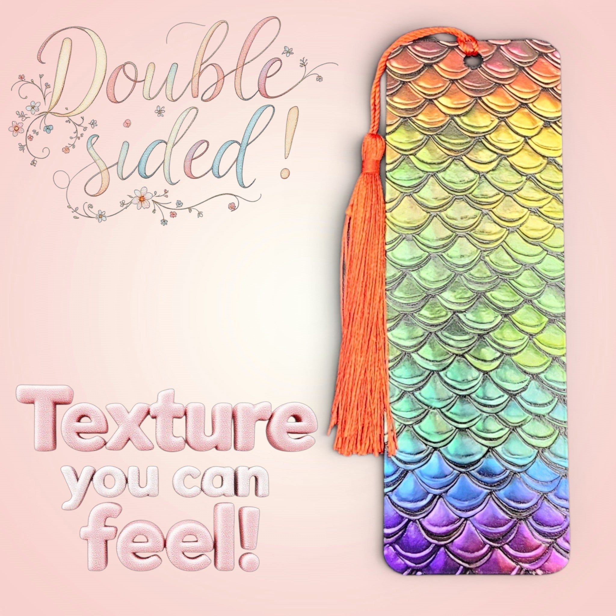 Premium Acrylic Bookmark | Choose from Stock Designs | UV Printed with Tassel