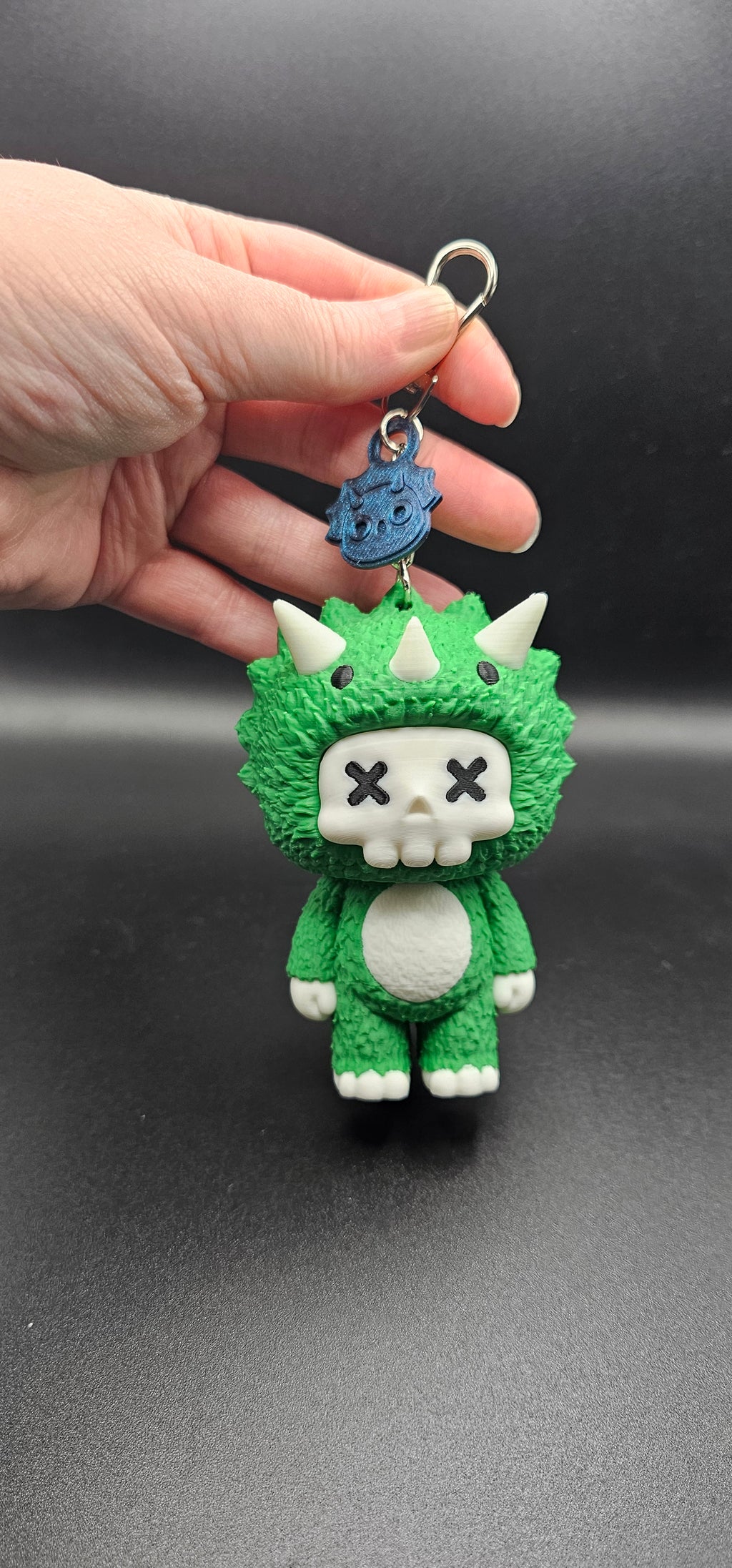 Skeleton in Triceratops/Dinosaur Pajamas/Halloween Costume, Trixi the Skubbie - 3D Printed
