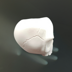 Angry Skull Planter - 3D Printed