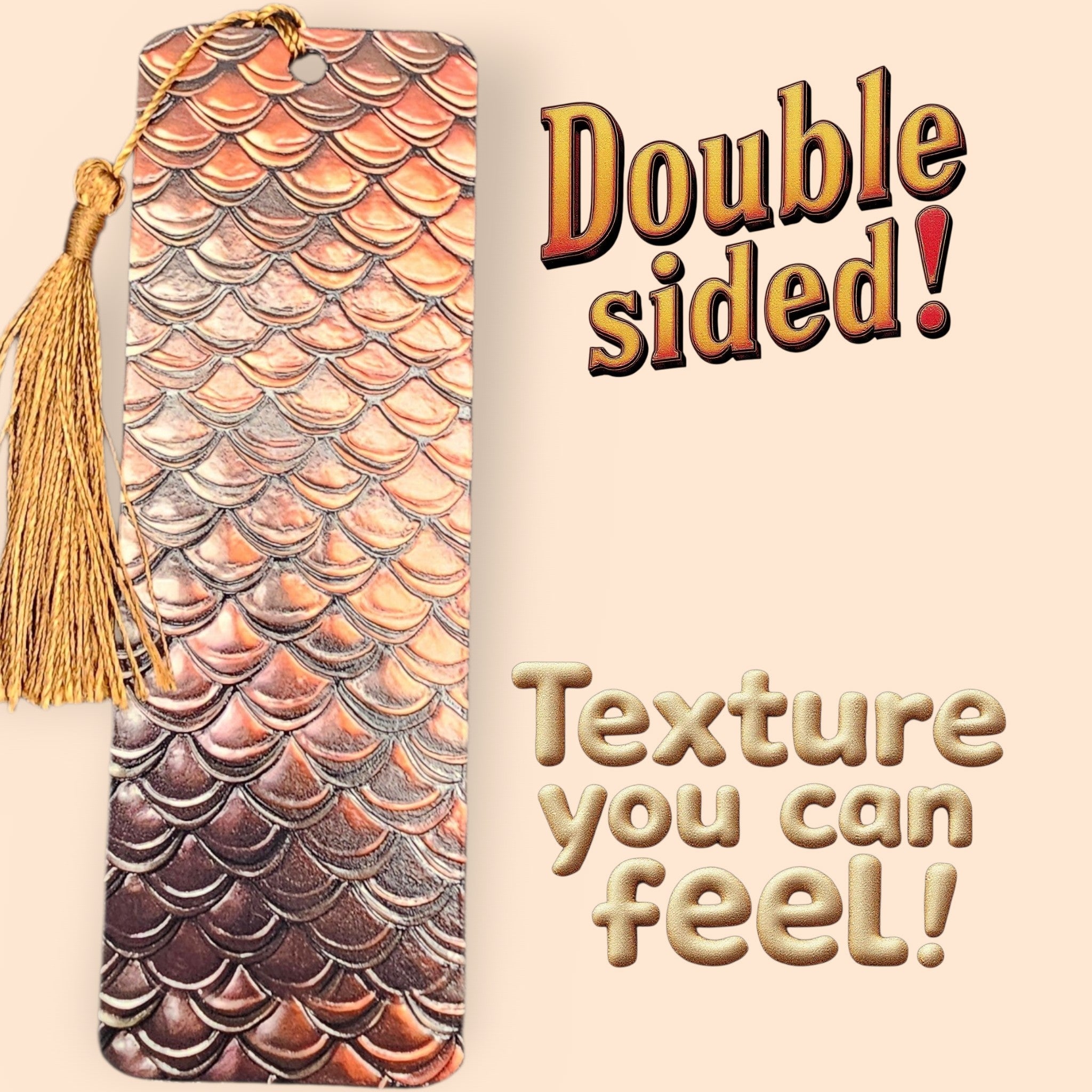Premium Acrylic Bookmark | Choose from Stock Designs | UV Printed with Tassel