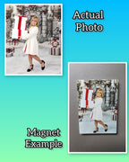 Custom Printed Glass Magnet - Personalized Photo Magnet
