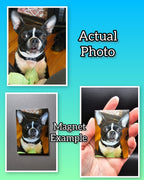 Custom Printed Glass Magnet - Personalized Photo Magnet