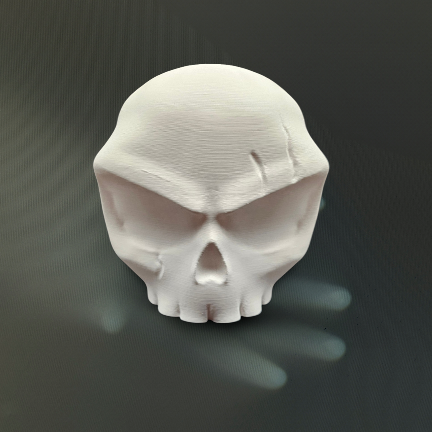 Angry Skull Planter - 3D Printed