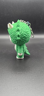 Skeleton in Triceratops/Dinosaur Pajamas/Halloween Costume, Trixi the Skubbie - 3D Printed