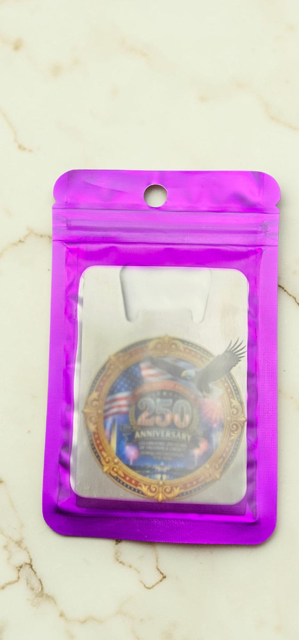 USA 250th Anniversary Bottle Opener Card - Stainless Steel Wallet Size
