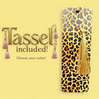 Acrylic Bookmark | 2"x6" | Choose from Stock Designs & Tassel Color | UV Printed