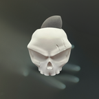 Angry Skull Planter - 3D Printed