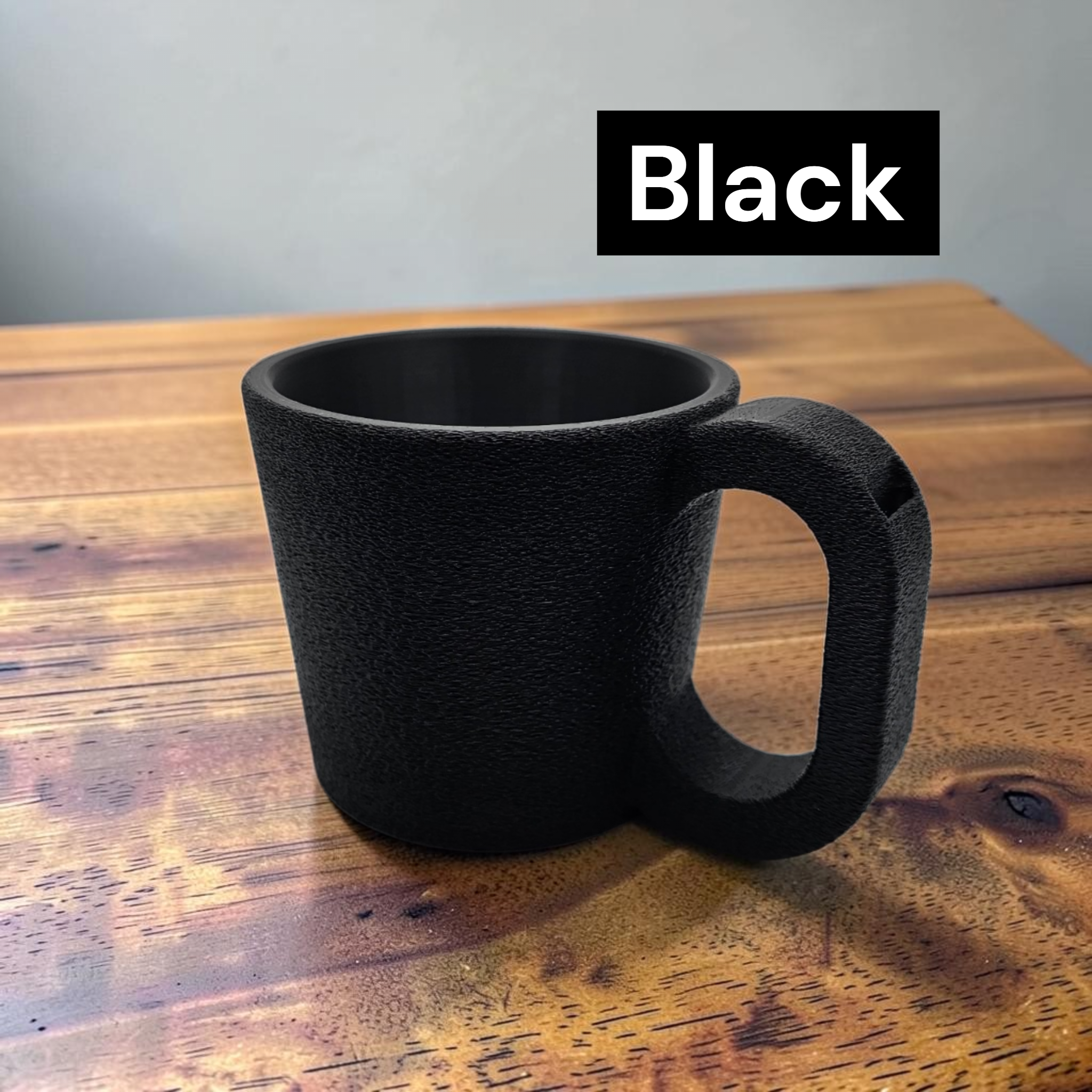 Pint Ice Cream Holder Mug Style with Spoon Holder -3D Printed